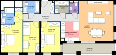4 pokoje, mieszkanie 106,53 m², piętro 2, oferta nr I1.2M16, Nowa Wałowa I1, Gdańsk, Śródmieście, ul. Stępkarska / Wiosna Ludów