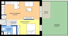 1 pokój, mieszkanie 39,75 m², parter, oferta nr 2.0M14, Elektrovnia Garbary, Poznań, Ostrów Tumski-Śródka-Zawady-Komandoria, Ostrów Tumski, ul. Panny Marii