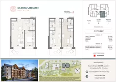 2 pokoje, lokal inwestycyjny 41,30 m², parter, oferta nr A.08, Kudowa Resort, Kudowa-Zdrój, ul. Słoneczna