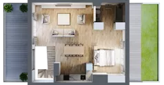 4 pokoje, mieszkanie 102,25 m², piętro 3, oferta nr 1_44, Ogrody Wiślane VI, Warszawa, Białołęka, Tarchomin, ul. Aluzyjna 12