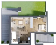 4 pokoje, mieszkanie 98,17 m², piętro 3, oferta nr 1_46, Ogrody Wiślane VI, Warszawa, Białołęka, Tarchomin, ul. Aluzyjna 12