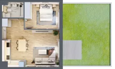 2 pokoje, mieszkanie 48,52 m², piętro 2, oferta nr 2_26, Ogrody Wiślane VI, Warszawa, Białołęka, Tarchomin, ul. Aluzyjna 12