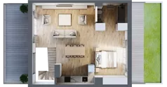 4 pokoje, mieszkanie 102,82 m², piętro 3, oferta nr 1_45, Ogrody Wiślane VI, Warszawa, Białołęka, Tarchomin, ul. Aluzyjna 12