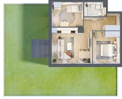 3 pokoje, mieszkanie 58,99 m², piętro 1, oferta nr 2_17, Ogrody Wiślane VI, Warszawa, Białołęka, Tarchomin, ul. Aluzyjna 12