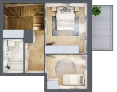 4 pokoje, mieszkanie 96,23 m², piętro 3, oferta nr 2_43, Ogrody Wiślane VI, Warszawa, Białołęka, Tarchomin, ul. Aluzyjna 12