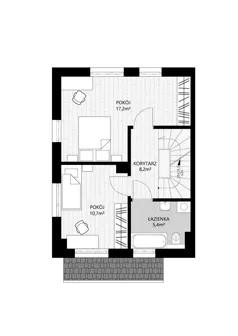 Dom 99,00 m², oferta nr F4, Domy Chełm, Gdańsk, Chełm, ul. Damazego Tilgnera