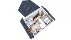 Dom 157,37 m², oferta nr E0, Domy Chełm, Gdańsk, Chełm, ul. Damazego Tilgnera