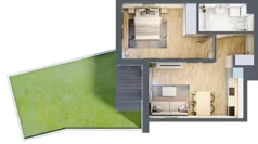 2 pokoje, mieszkanie 41,97 m², parter, oferta nr C69, Zakątek Włochy, Warszawa, Włochy, ul. Robotnicza 11/13