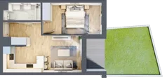 2 pokoje, mieszkanie 37,70 m², parter, oferta nr A02, Zakątek Włochy, Warszawa, Włochy, ul. Robotnicza 11/13