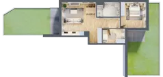 3 pokoje, mieszkanie 59,06 m², parter, oferta nr B49, Zakątek Włochy, Warszawa, Włochy, ul. Robotnicza 11/13
