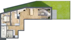 3 pokoje, mieszkanie 66,97 m², parter, oferta nr C61, Zakątek Włochy, Warszawa, Włochy, ul. Robotnicza 11/13