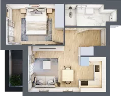 2 pokoje, mieszkanie 36,14 m², piętro 5, oferta nr L-A056, Warszawski Świt Etap XII, Warszawa, Targówek, Bródno, ul. Warszawski Świt