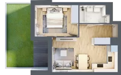 2 pokoje, mieszkanie 36,10 m², piętro 3, oferta nr L-A036, Warszawski Świt Etap XII, Warszawa, Targówek, Bródno, ul. Warszawski Świt