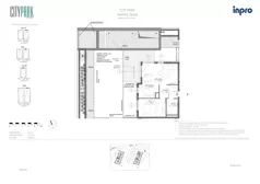 2 pokoje, mieszkanie 50,10 m², piętro 1, oferta nr H.1.1.2, City Park, Gdańsk, Zaspa, Zaspa-Rozstaje, Al. Jana Pawła II 1, 1A