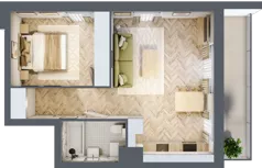 2 pokoje, mieszkanie 43,13 m², piętro 4, oferta nr A.3.5.4, FORMA, Elbląg, Zatorze, ul. Malborska