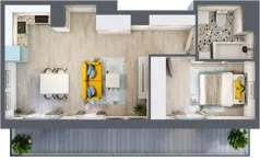 2 pokoje, mieszkanie 40,82 m², piętro 4, oferta nr F18, ul. Glogera - bud. F i G, Kraków, Prądnik Biały, Górka Narodowa, ul. Zygmunta Glogera