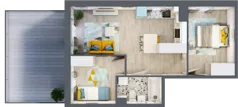 3 pokoje, mieszkanie 44,72 m², parter, oferta nr G20, ul. Glogera - bud. F i G, Kraków, Prądnik Biały, Górka Narodowa, ul. Zygmunta Glogera