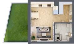 1 pokój, mieszkanie 33,59 m², parter, oferta nr 6, Centralna 51C, Kraków, Czyżyny, ul. Centralna