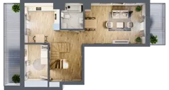 5 pokoi, mieszkanie 122,14 m², piętro 4, oferta nr 53, Centralna 51C, Kraków, Czyżyny, ul. Centralna