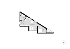 2 pokoje, mieszkanie 41,79 m², piętro 1, oferta nr 8, Łepkowskiego 11, Kraków, Prądnik Czerwony, ul. Łepkowskiego 11