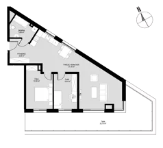 3 pokoje, mieszkanie 70,79 m², piętro 5, oferta nr mieszkanie 39, Łepkowskiego 11, Kraków, Prądnik Czerwony, ul. Łepkowskiego 11