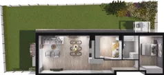 3 pokoje, mieszkanie 66,72 m², parter, oferta nr F2-01, Na Koszutce II, Katowice, Śródmieście, Koszutka, ul. Słoneczna 1