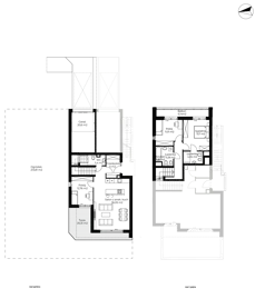 4 pokoje, mieszkanie 104,99 m², parter, oferta nr B9-M01, Krzemienna, Katowice, Osiedle Paderewskiego-Muchowiec, Muchowiec, ul. Krzemienna