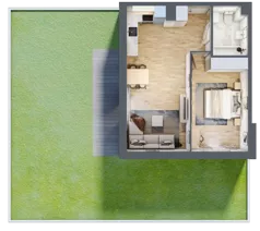 2 pokoje, mieszkanie 45,94 m², piętro 1, oferta nr C.11, Nowa Namiarkowa, Będzin, ul. Namiarkowa 15D