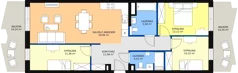 4 pokoje, mieszkanie 84,05 m², piętro 2, oferta nr 34, Semiramis, Katowice, Bogucice, ul. Wiertnicza