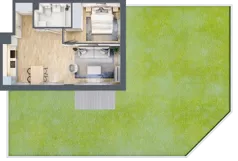2 pokoje, mieszkanie 43,97 m², parter, oferta nr mieszkanie 9, Mikusińskiego 25, Katowice, Wełnowiec-Józefowiec, Wełnowiec, ul. Jana Mikusińskiego 25