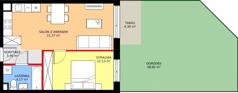 2 pokoje, mieszkanie 41,13 m², parter, oferta nr 11, Mikusińskiego 25, Katowice, Wełnowiec-Józefowiec, Wełnowiec, ul. Jana Mikusińskiego 25