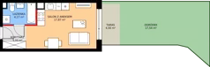 1 pokój, mieszkanie 25,24 m², parter, oferta nr 112, Mikusińskiego 25, Katowice, Wełnowiec-Józefowiec, Wełnowiec, ul. Jana Mikusińskiego 25