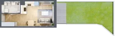 1 pokój, mieszkanie 25,24 m², parter, oferta nr mieszkanie 112, Mikusińskiego 25, Katowice, Wełnowiec-Józefowiec, Wełnowiec, ul. Jana Mikusińskiego 25