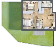 3 pokoje, mieszkanie 55,76 m², parter, oferta nr mieszkanie 114, Mikusińskiego 25, Katowice, Wełnowiec-Józefowiec, Wełnowiec, ul. Jana Mikusińskiego 25