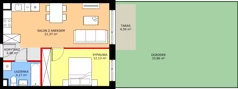 2 pokoje, mieszkanie 41,13 m², parter, oferta nr 111, Mikusińskiego 25, Katowice, Wełnowiec-Józefowiec, Wełnowiec, ul. Jana Mikusińskiego 25