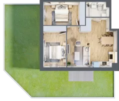 3 pokoje, mieszkanie 55,76 m², parter, oferta nr mieszkanie 72, Mikusińskiego 25, Katowice, Wełnowiec-Józefowiec, Wełnowiec, ul. Jana Mikusińskiego 25