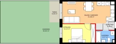 2 pokoje, mieszkanie 41,12 m², parter, oferta nr 4, Mikusińskiego 25, Katowice, Wełnowiec-Józefowiec, Wełnowiec, ul. Jana Mikusińskiego 25