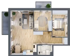 3 pokoje, mieszkanie 71,14 m², piętro 2, oferta nr mieszkanie 27, Mikusińskiego 25, Katowice, Wełnowiec-Józefowiec, Wełnowiec, ul. Jana Mikusińskiego 25