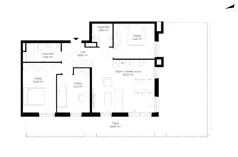 4 pokoje, mieszkanie 85,15 m², piętro 1, oferta nr B11-M18, Krzemienna, Katowice, Osiedle Paderewskiego-Muchowiec, Muchowiec, ul. Krzemienna