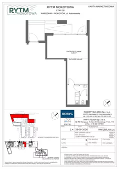 Lokal użytkowy 40,26 m², oferta nr RM/2B/L/0/LU1, Rytm Mokotowa - lokale usługowe, Warszawa, Mokotów, Augustówka, ul. Antoniewska / Piramowicza
