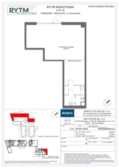 Lokal użytkowy 59,09 m², oferta nr RM/2B/N/0/LU1, Rytm Mokotowa - lokale usługowe, Warszawa, Mokotów, Augustówka, ul. Antoniewska / Piramowicza