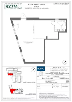 Lokal użytkowy 81,54 m², oferta nr RM/2B/J/0/LU1, Rytm Mokotowa - lokale usługowe, Warszawa, Mokotów, Augustówka, ul. Antoniewska / Piramowicza