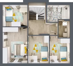 Dom 120,93 m², oferta nr B4, Malinowy Zakątek II - domy, Kamieniec Wrocławski, ul. Malinowa 10,12