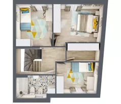 4 pokoje, mieszkanie 101,87 m², parter, oferta nr B1a, Malinowy Zakątek II, Kamieniec Wrocławski, ul. Malinowa 10,12