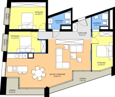 4 pokoje, mieszkanie 98,55 m², piętro 4, oferta nr M43, Grobla 19b, Poznań, Stare Miasto, Chwaliszewo, ul. Grobla 19b