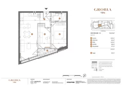 1 pokój, mieszkanie 52,14 m², parter, oferta nr M01, Grobla 19b, Poznań, Stare Miasto, Chwaliszewo, ul. Grobla 19b