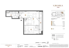 2 pokoje, mieszkanie 39,87 m², parter, oferta nr M07, Grobla 19b, Poznań, Stare Miasto, Chwaliszewo, ul. Grobla 19b
