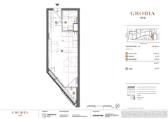 1 pokój, mieszkanie 30,36 m², piętro 1, oferta nr M16, Grobla 19b, Poznań, Stare Miasto, Chwaliszewo, ul. Grobla 19b