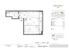 2 pokoje, mieszkanie 39,87 m², piętro 1, oferta nr M18, Grobla 19b, Poznań, Stare Miasto, Chwaliszewo, ul. Grobla 19b