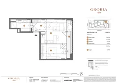 2 pokoje, mieszkanie 39,87 m², piętro 2, oferta nr M29, Grobla 19b, Poznań, Stare Miasto, Chwaliszewo, ul. Grobla 19b